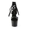 Pleaser - ADORE70014 Sandale à bride à la cheville, Pole dance chaussures - Chaussures de pole dance - Noir Product image